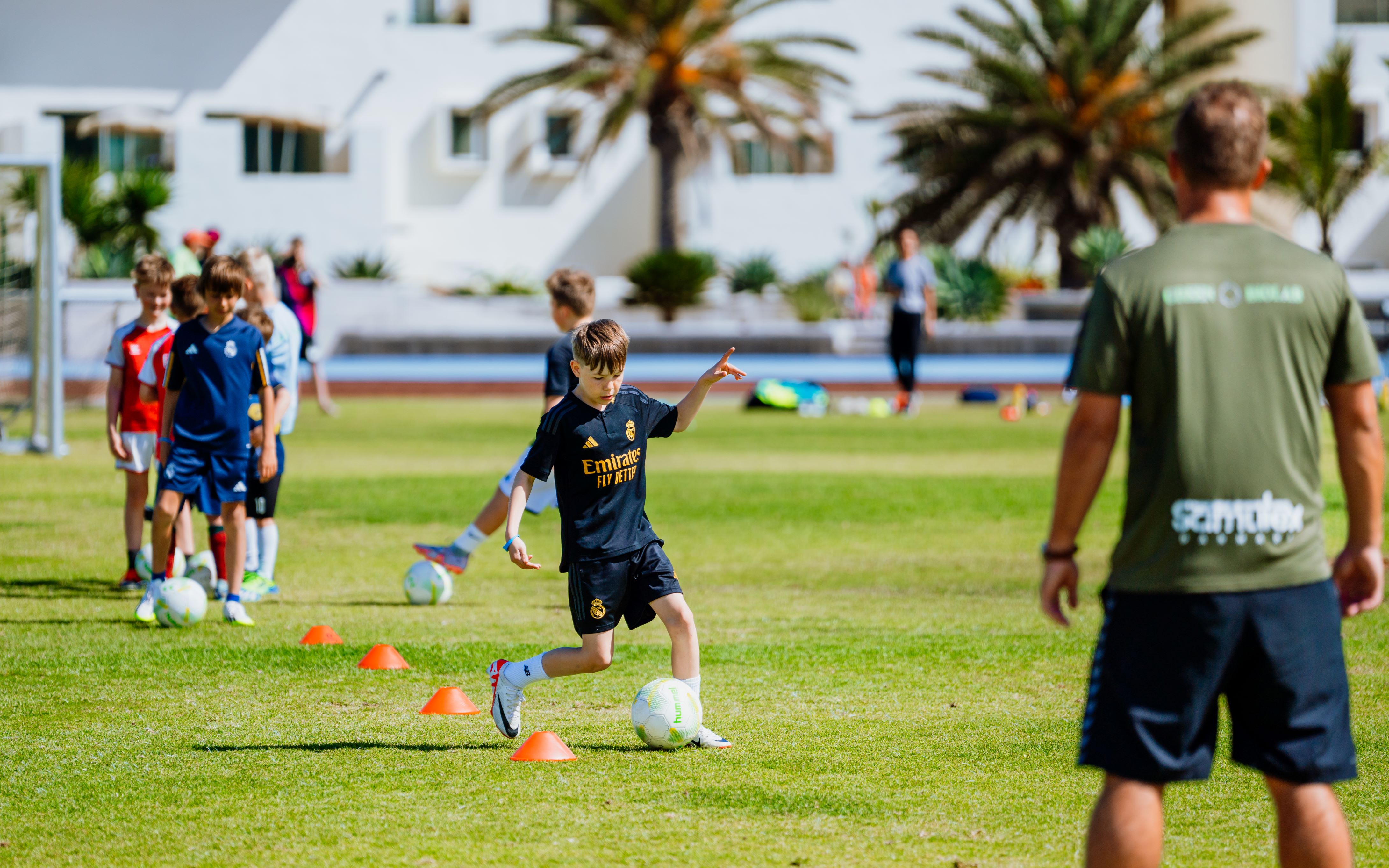 Fußballschule mit Peter Rasmussen Club Santa, im Lanzarote La